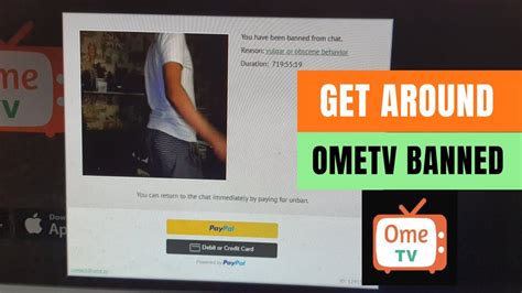 how to bypass ometv ban.